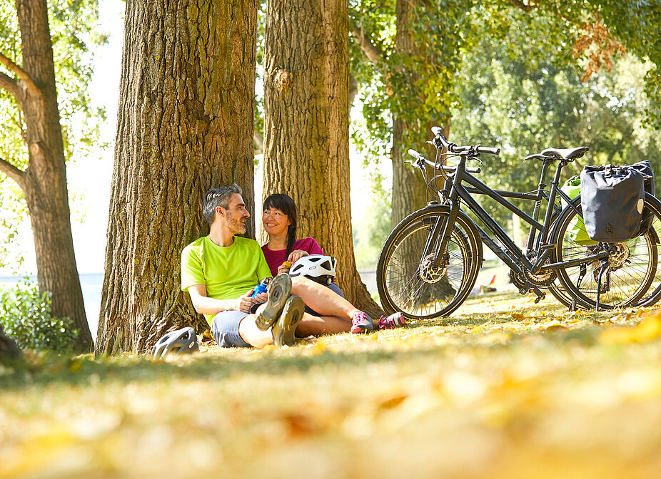 Fahrradsommer 2020 - Picknick unter Bäumen Fahrradsommer 2020 - Picknick unter Bäumen