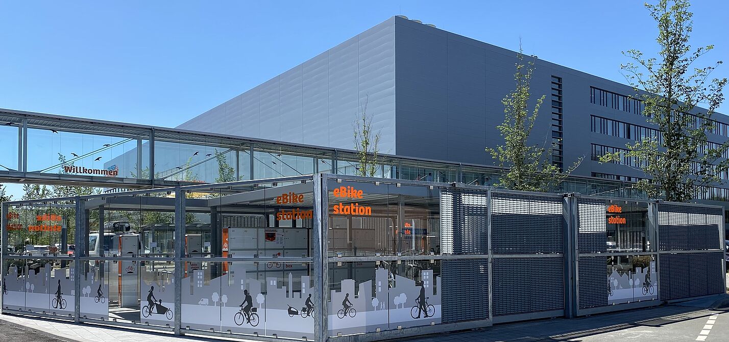 Station für E-Bikes